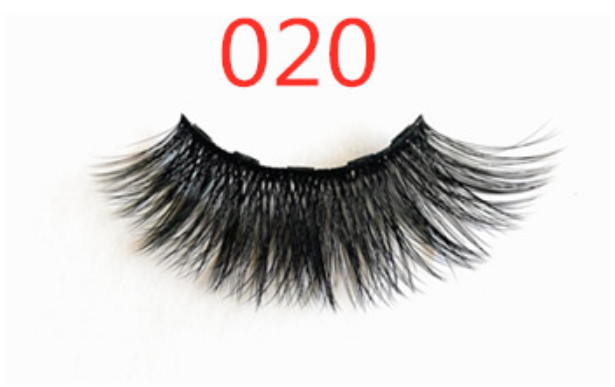 A Pair Of False Eyelashes With Magnets