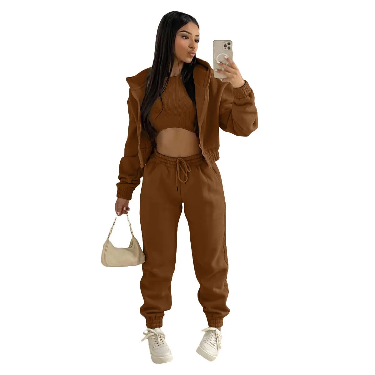 Women's Sweat Suits Three-Piece - Ladies Sweatsuits Sets | for Women 3 Piece