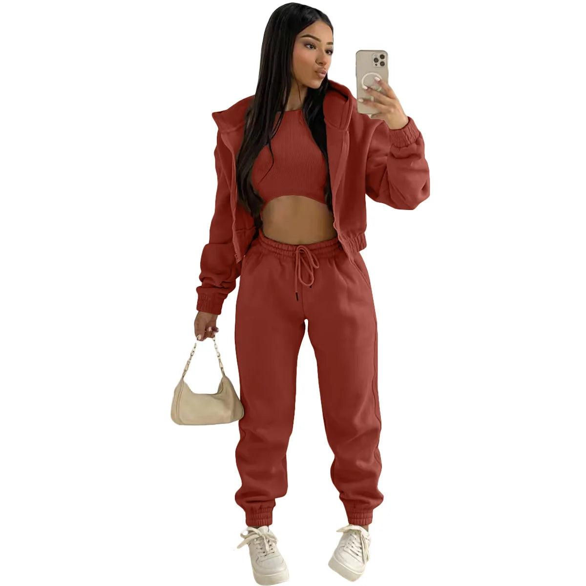 Women's Sweat Suits Three-Piece - Ladies Sweatsuits Sets | for Women 3 Piece