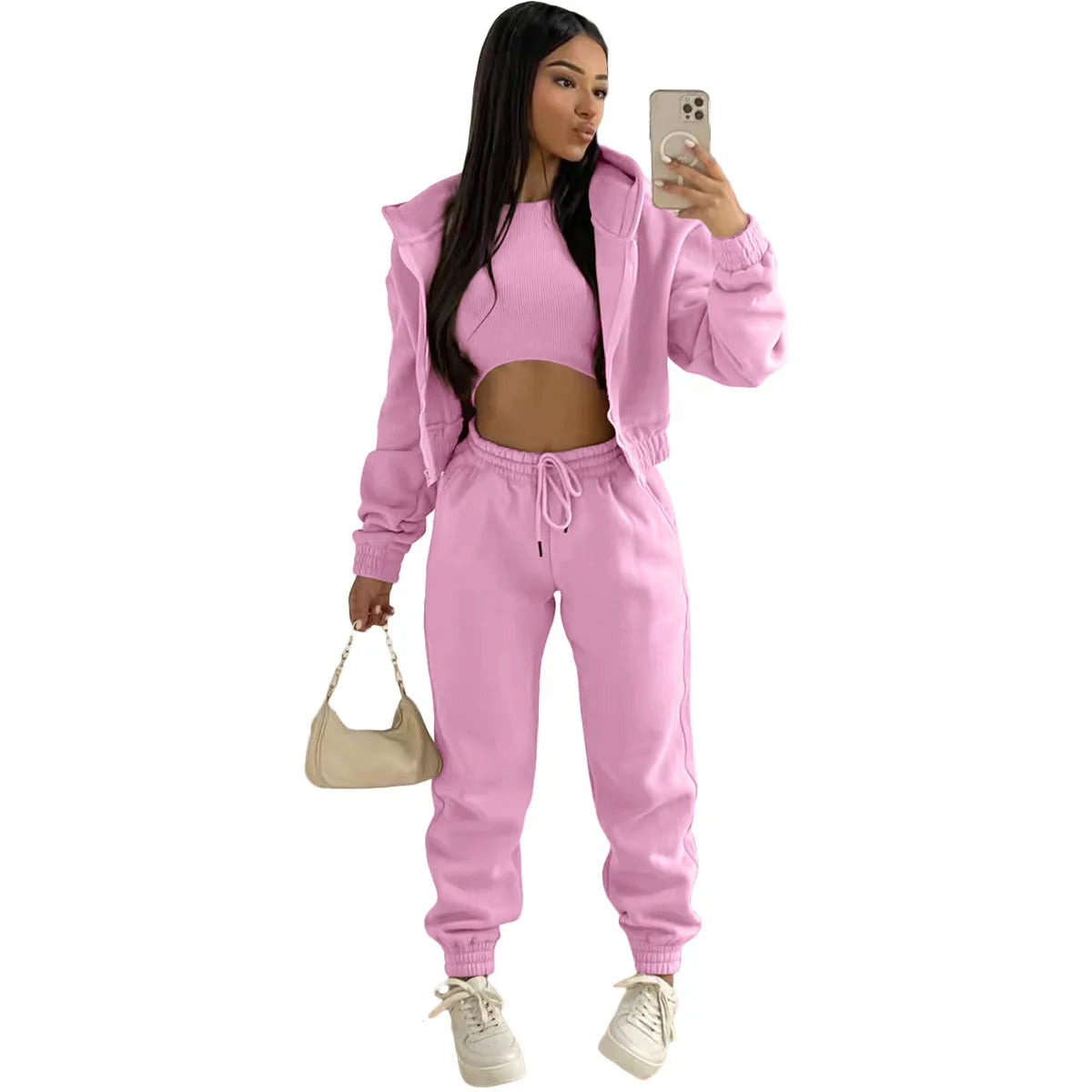 Women's Sweat Suits Three-Piece - Ladies Sweatsuits Sets | for Women 3 Piece