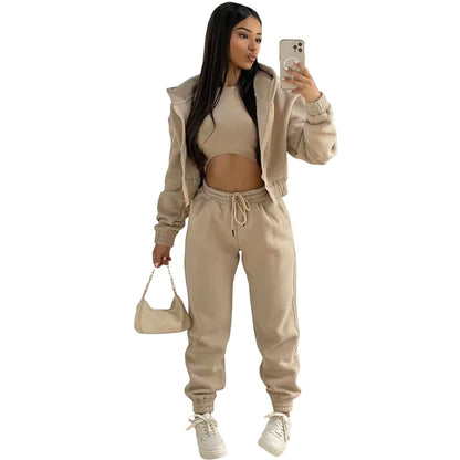 Women's Sweat Suits Three-Piece - Ladies Sweatsuits Sets | for Women 3 Piece