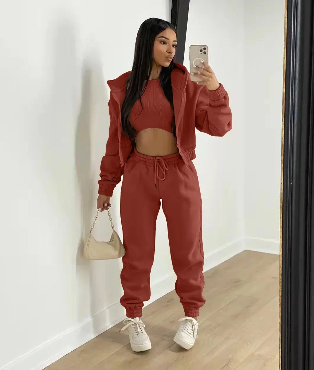 Women's Sweat Suits Three-Piece - Ladies Sweatsuits Sets | for Women 3 Piece