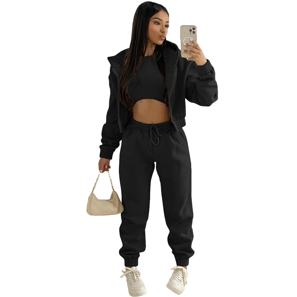 Women's Sweat Suits Three-Piece - Ladies Sweatsuits Sets | for Women 3 Piece