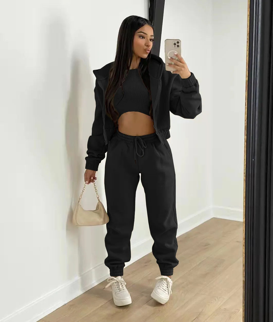 Women's Sweat Suits Three-Piece - Ladies Sweatsuits Sets | for Women 3 Piece