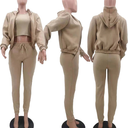 Women's Sweat Suits Three-Piece - Ladies Sweatsuits Sets | for Women 3 Piece