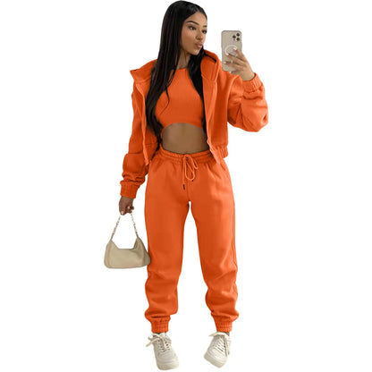 Women's Sweat Suits Three-Piece - Ladies Sweatsuits Sets | for Women 3 Piece