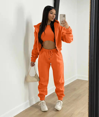 Women's Sweat Suits Three-Piece - Ladies Sweatsuits Sets | for Women 3 Piece